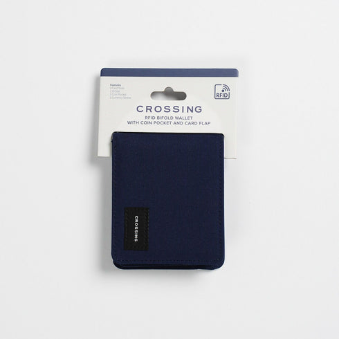 Crossing Bifold Wallet with Coin Pocket RFID